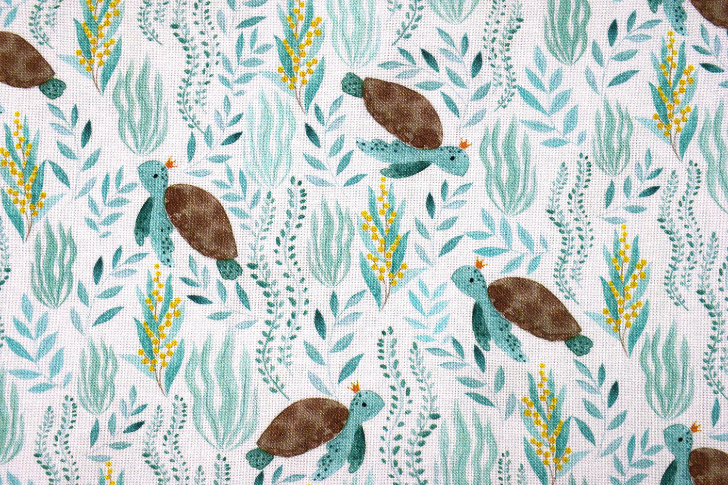 Turtle Fabric, Quilting fabric, under the sea by Dear Stella, price by the half metre The Quilt Sanctuary
