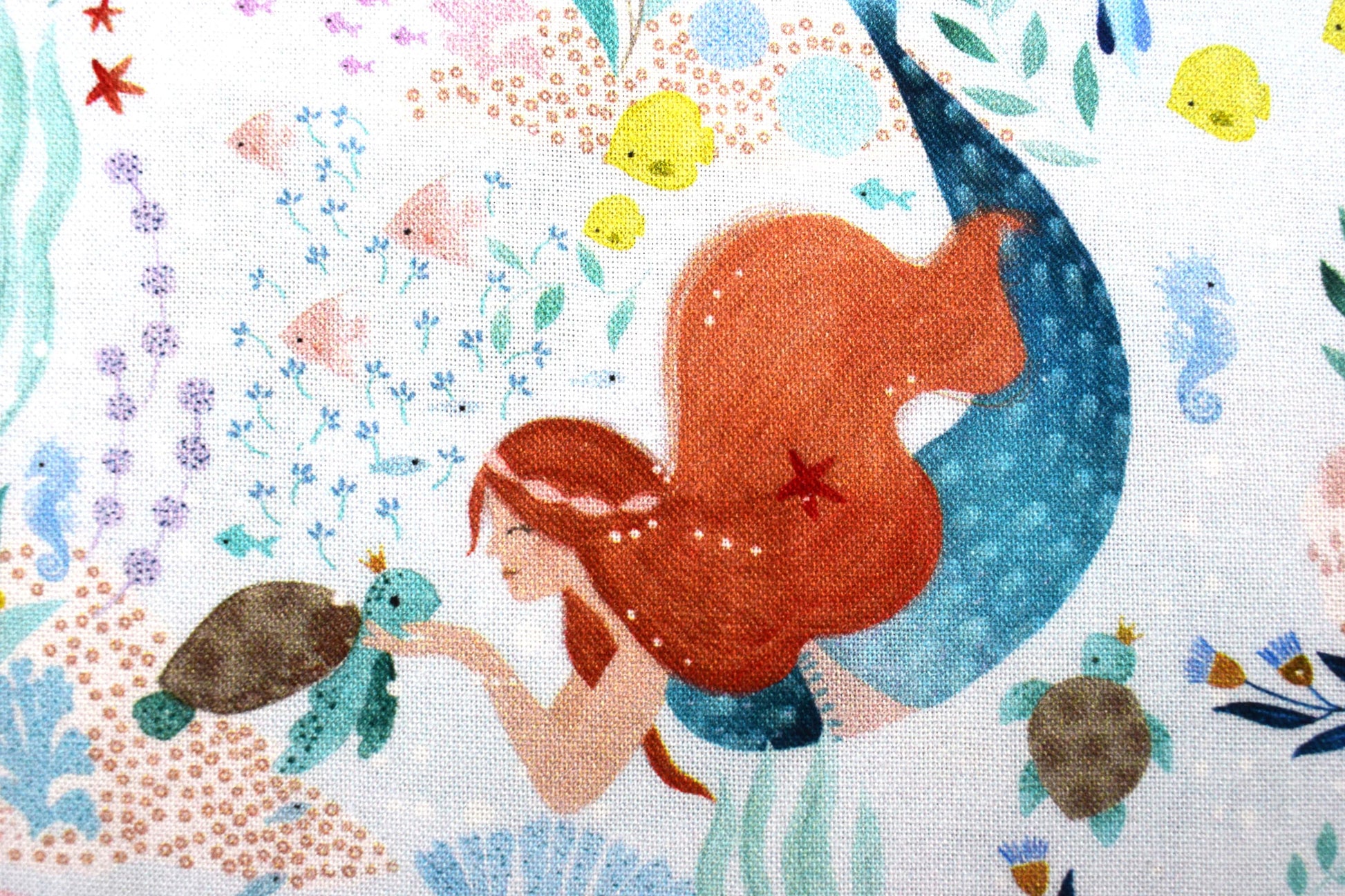 Mermaid Fabric, Quilting fabric, under the sea by Dear Stella, price by the half metre The Quilt Sanctuary