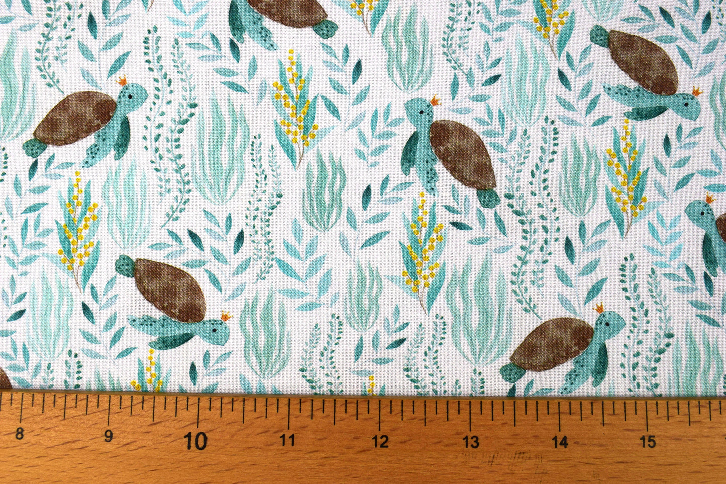 Turtle Fabric, Quilting fabric, under the sea by Dear Stella, price by the half metre The Quilt Sanctuary