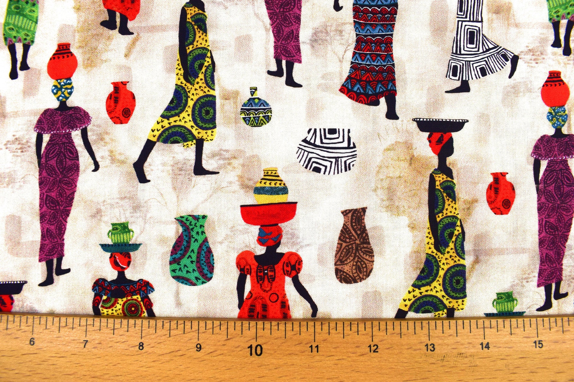 African fabric, African Women Quilting fabric, cotton fabric - Price by the Half Metre The Quilt Sanctuary