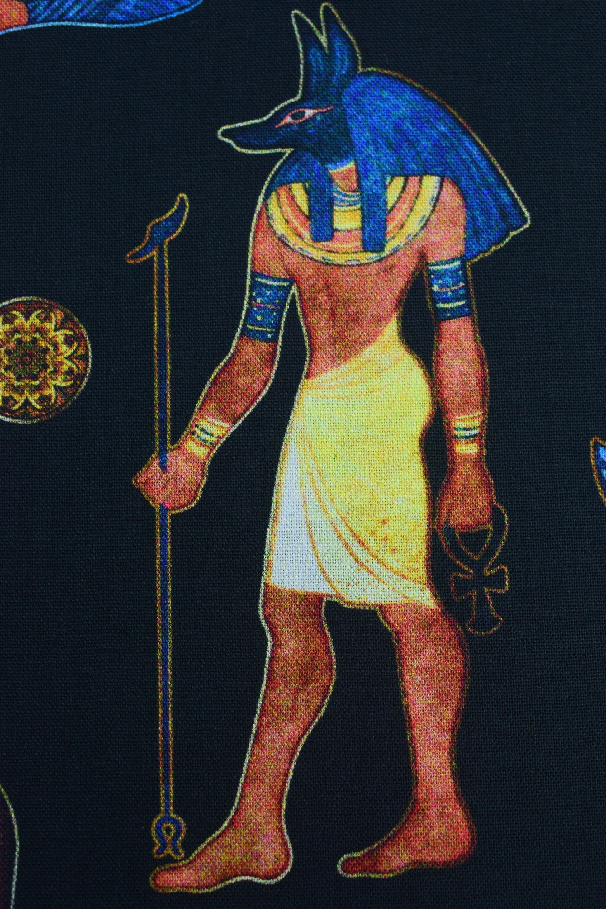 Egyptian Gods and Pharaohs, Quilting fabric, cotton fabric, quilting treasures, Dan Morris - Price by the Half Metre The Quilt Sanctuary