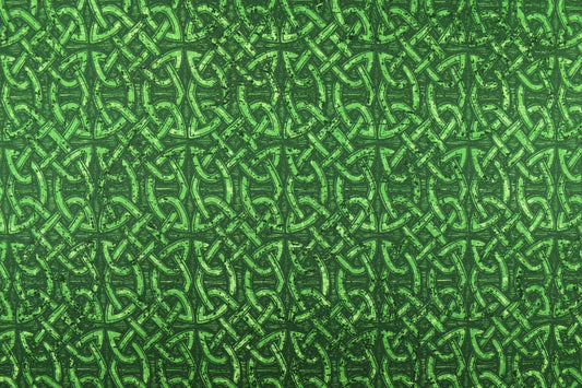 Green celtic fabric , Quilting fabric, cotton fabric, Patrick Lose - Price by the Half Metre The Quilt Sanctuary