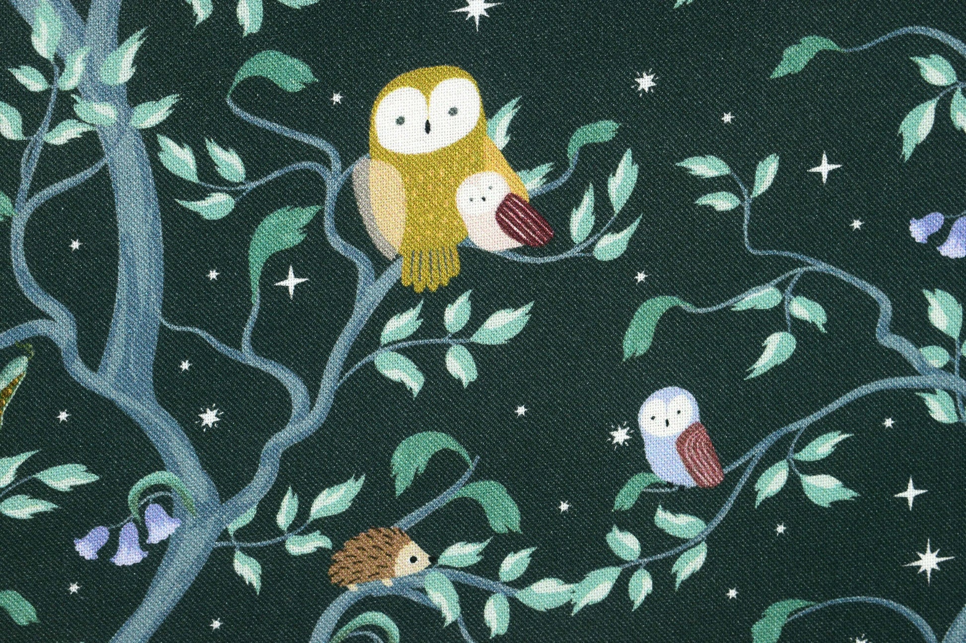 Woodland creatures fabric, Owl fabric, Quilting fabric, cotton fabric, dear Stella - Price by the Half Metre The Quilt Sanctuary