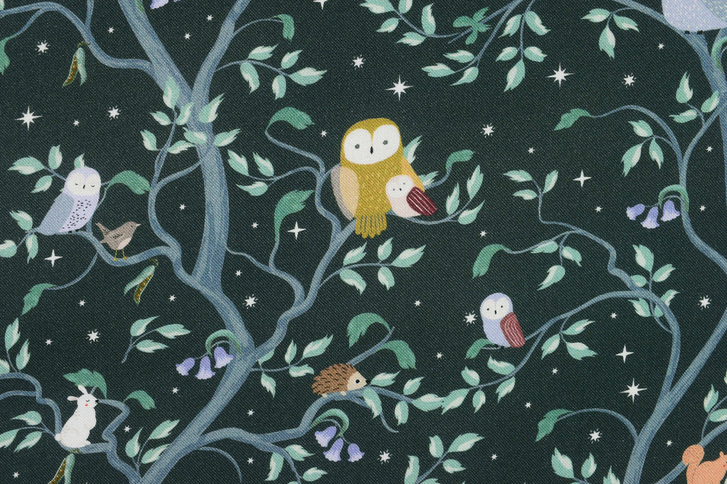 Woodland creatures fabric, Owl fabric, Quilting fabric, cotton fabric, dear Stella - Price by the Half Metre The Quilt Sanctuary
