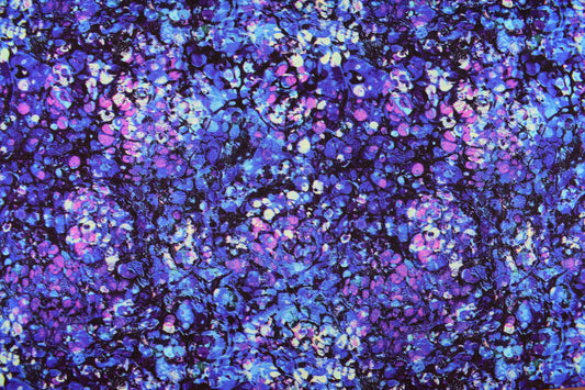 Blue abstract fabric, Dragon Scales, Quilting fabric, cotton fabric, Dragon Fire - Price by the Half Metre The Quilt Sanctuary